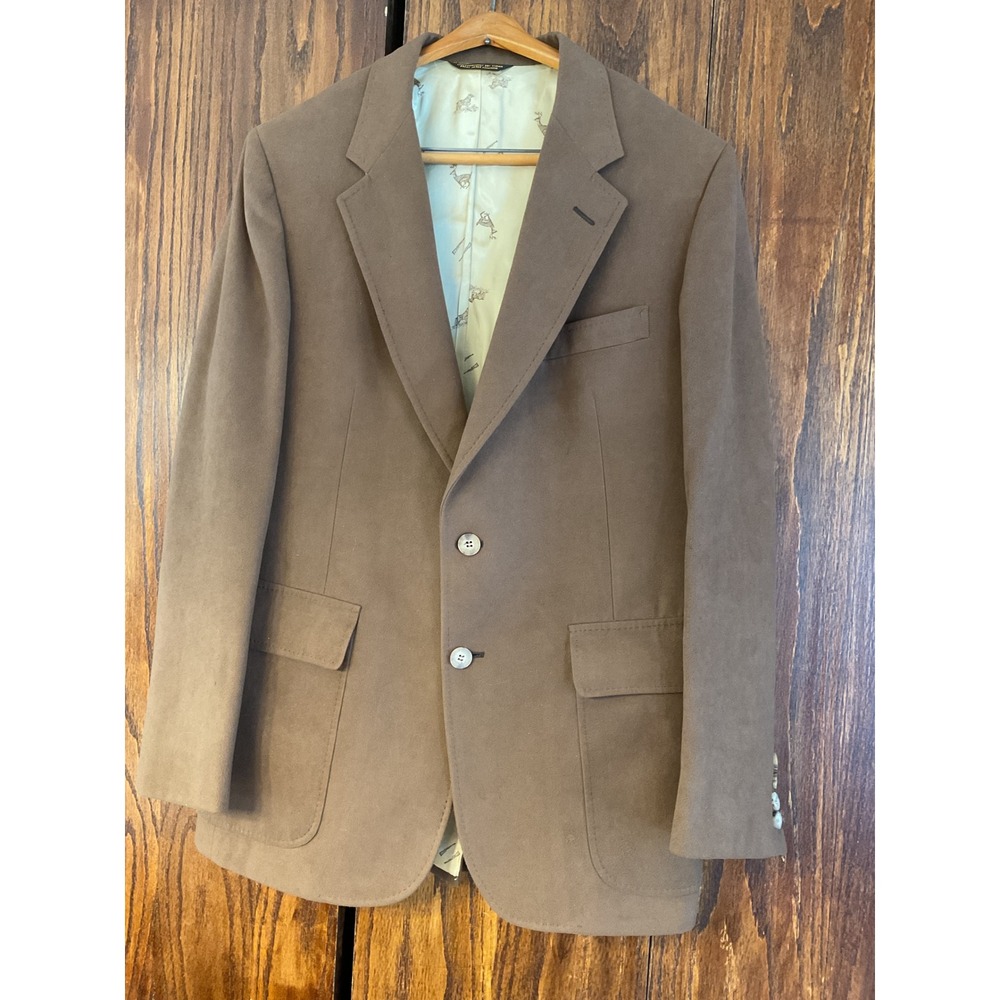 Brown Blazer 2 Button Outerwear - image 1